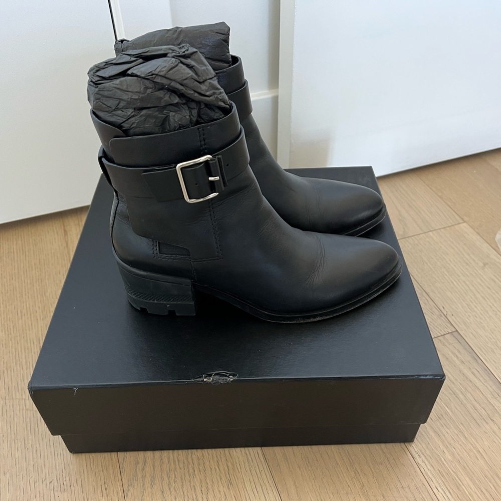 Alexander Wang Martine Ankle Smooth Calf -40mm Boot 36.5